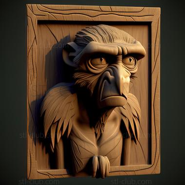 3D model st Zazu FROM The Lion King (STL)